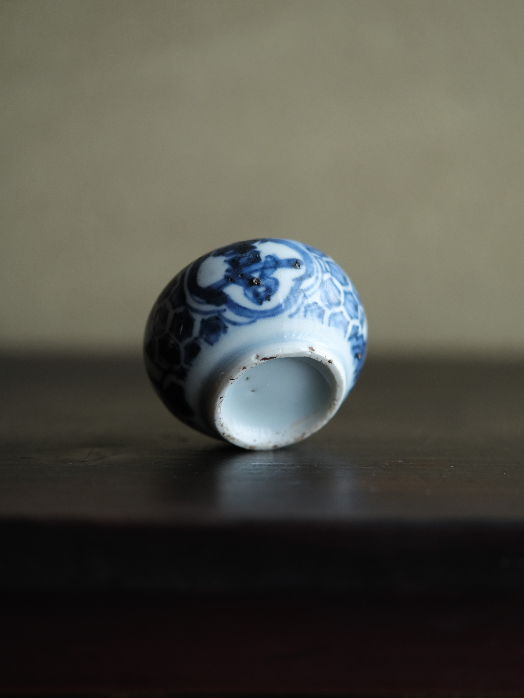 明朝 古染付 青花茶入 | 骨董と詩学 Antique & Poetics | 蛇韻律