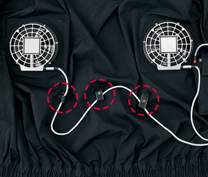 推奨ウェア 作業服「Cross-fan Ex40」専用 | ノベルティ制作なら