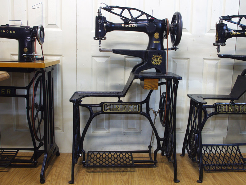 No.406 SINGER 29K58 シンガー製 革・厚物用 八方ミシン 腕ミシン