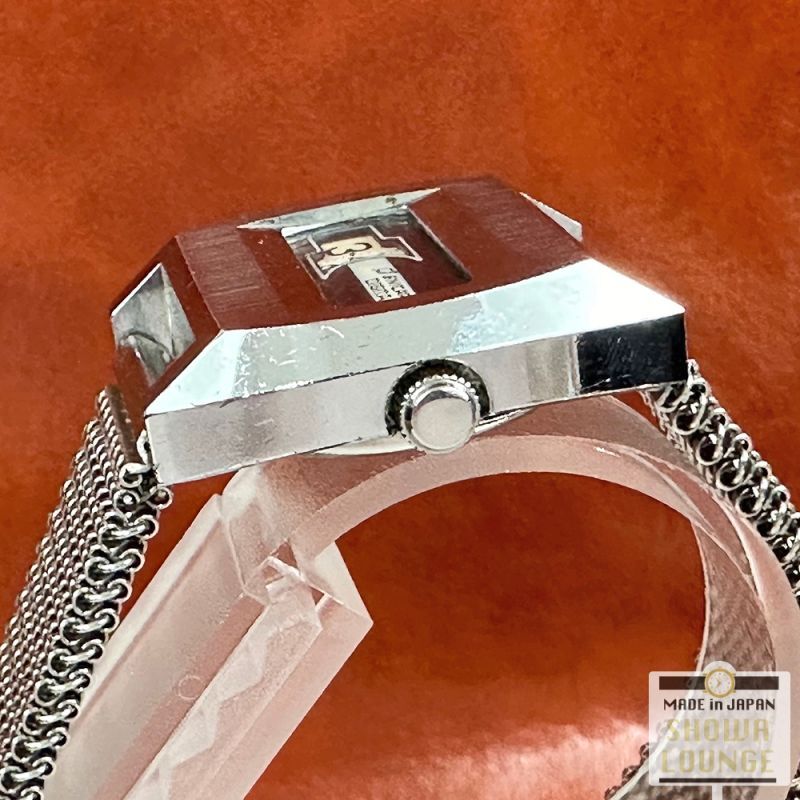 希少 エニカ レディースウォッチ ジャンピングアワー アナデジウォッチ