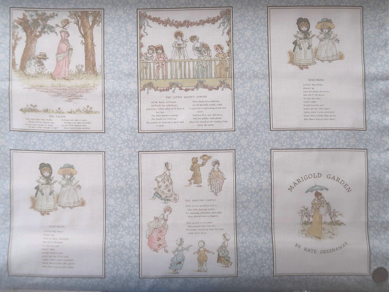 OtherCloths-007）ケイトグリーナウェイ【ブルー】 | フラワー