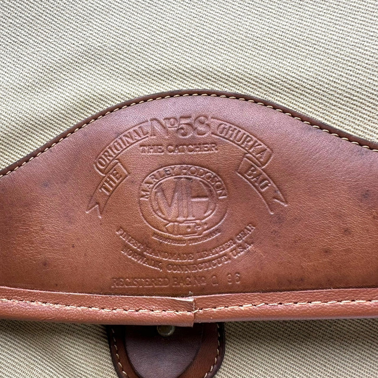 GHURKA(グルカ) N.58 Campus Leather Shoulder Bag キャンパス レザー