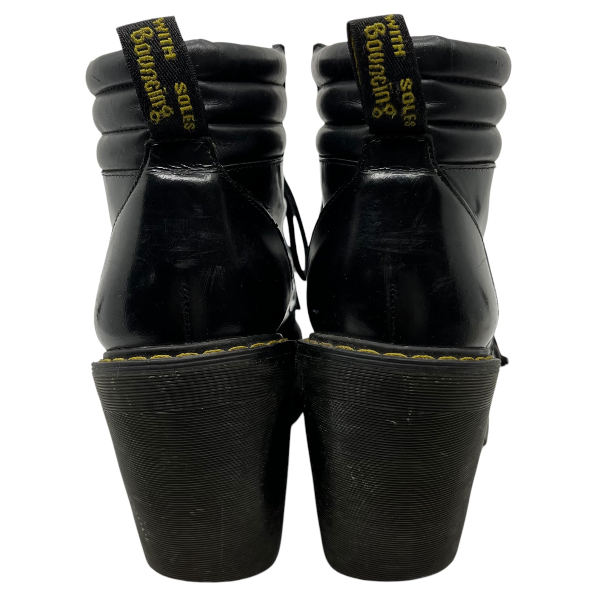 DR.MARTENS(ドクターマーチン) Patent leather 6 hole wide heel boots