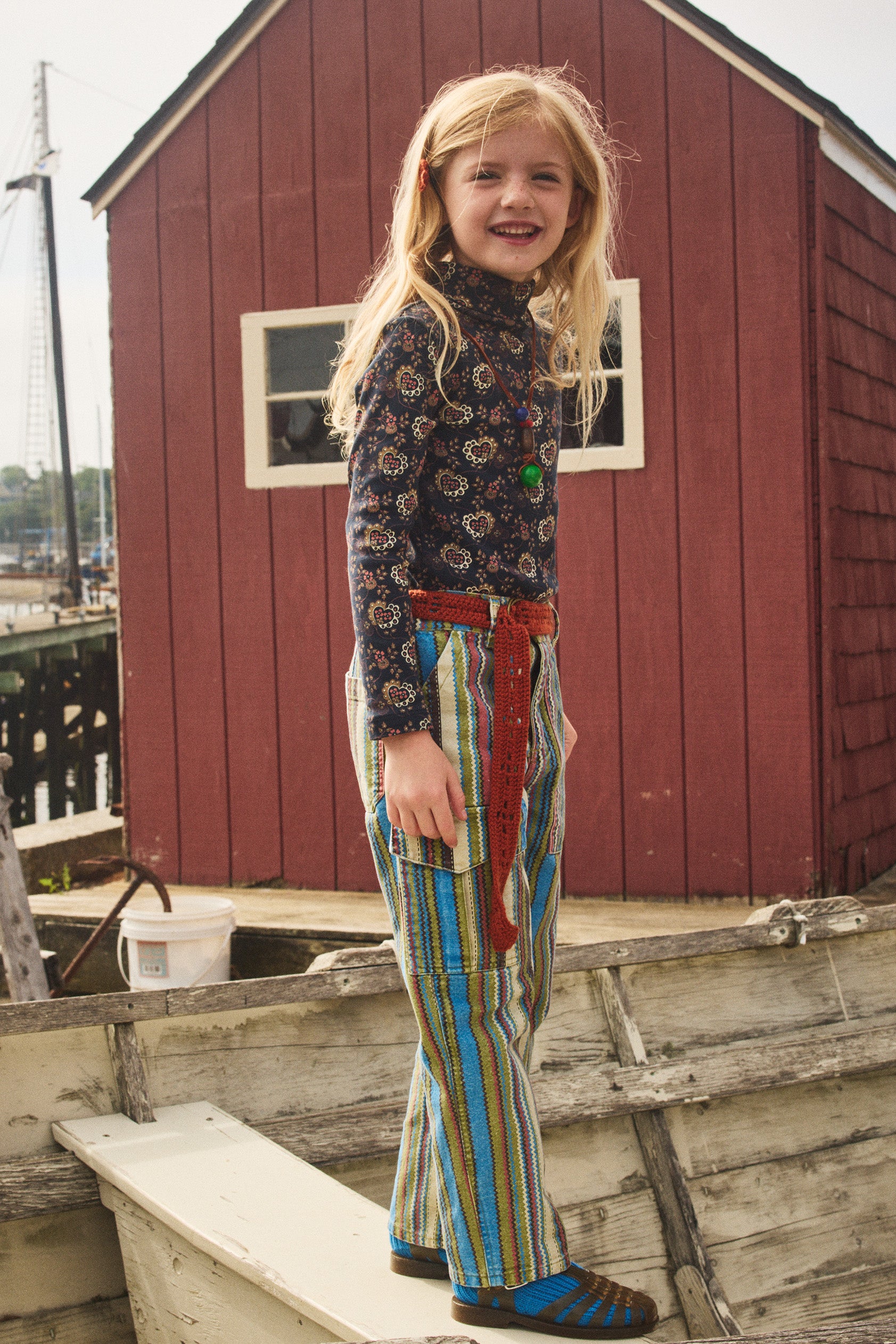 Misha and Puff花鉄 ピマコットンタートルネック 3-4y 30%Off!! Misha