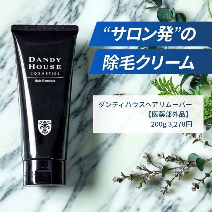 ダンディハウス ヘアリムーバー （医薬部外品） ｜ ミス・パリ