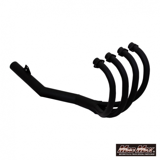 MADMAX製 ZRX400(-97年) 手曲げ風 ショート管マフラー ブラック [株式