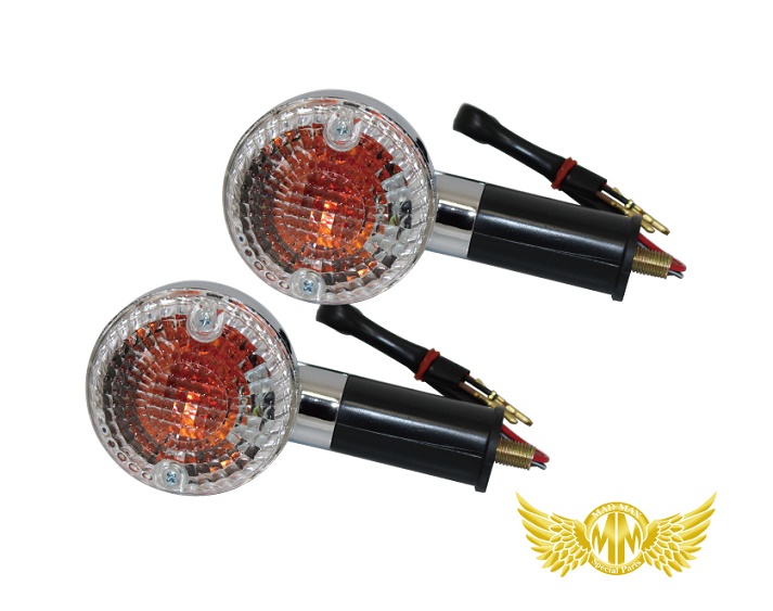 カワサキ ゼファー400/χ純正タイプ ウインカー リア クリア 2個セット