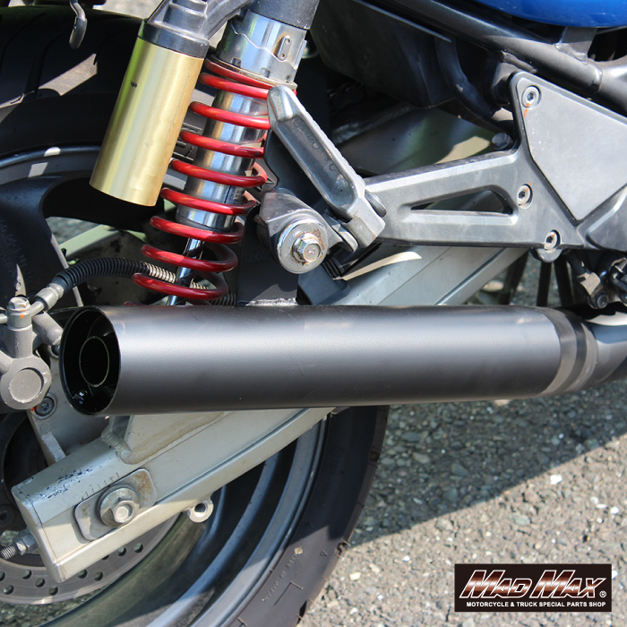 MADMAX製 ショート管マフラー バリオスII ブラック [株式会社マッド