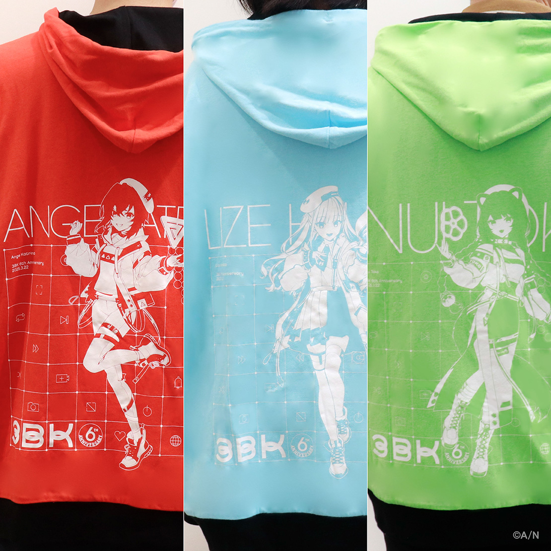 さんばか 6th Anniversary】リバーシブルパーカー｜にじさんじ