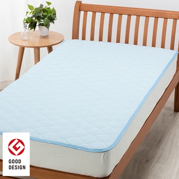 簡単「置くらく（R）」 綿シンカーパイル敷きパッド （シングル）100