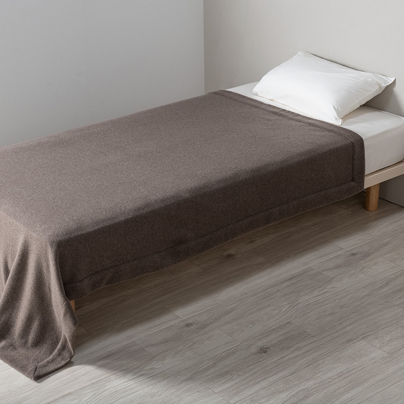 西川プレミアム カシミヤ毛布（リバーシブルニット） （シングル）150