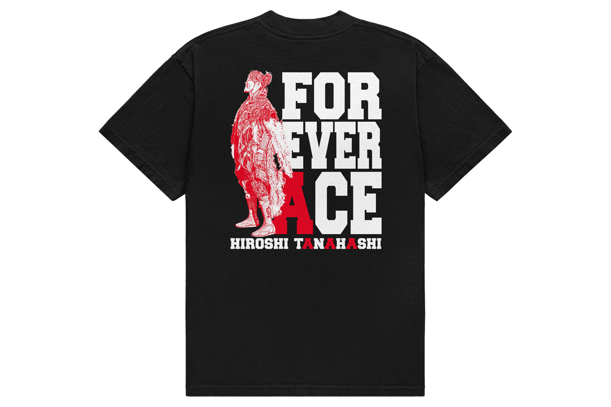 棚橋弘至「FOREVER ACE」Tシャツ（ブラック）