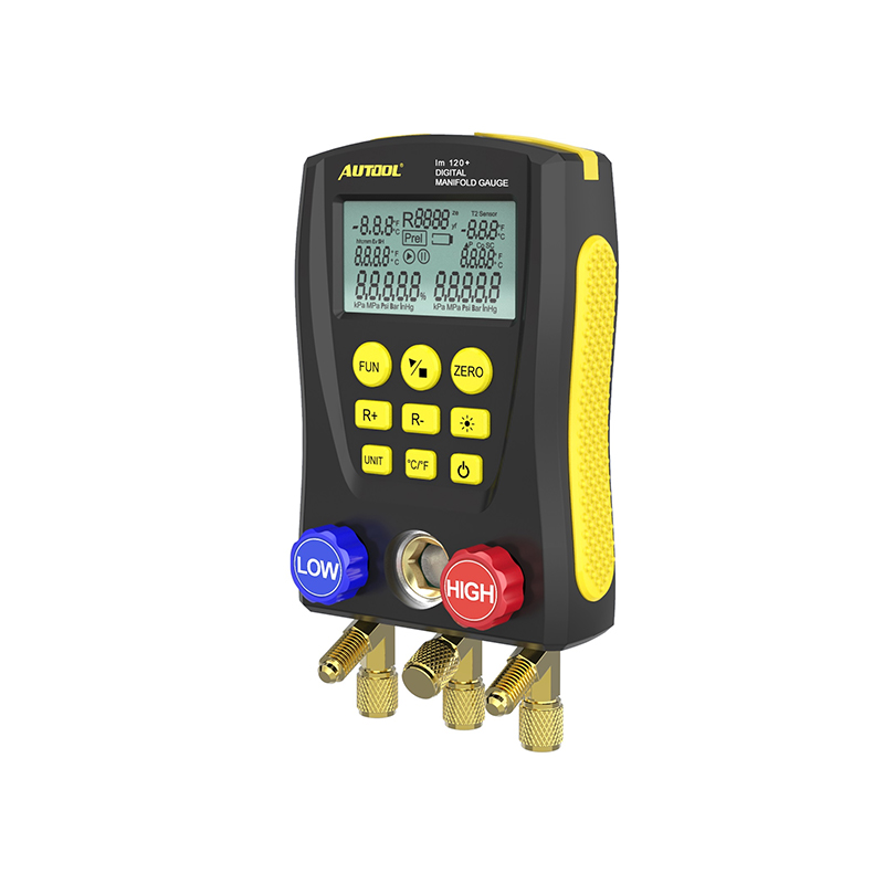 AUTOOL LM120 AC Manifold Gauge Refrigerant Identifier - AUTOOL
