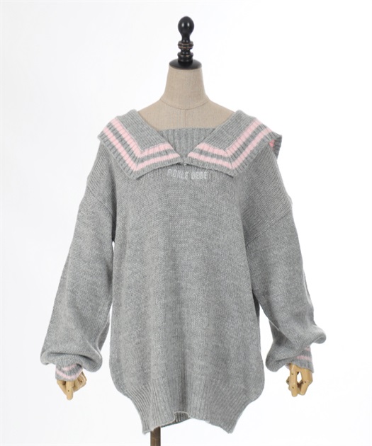 FBセーラーカラーニット | Fickle Bebe