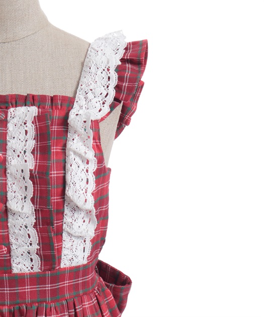 タータンチェックジャンパースカート | Chalmiere | axes femme onlineshop