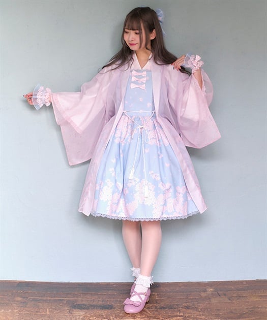 桜柄ジャンパースカート | kawaii | axes femme online shop