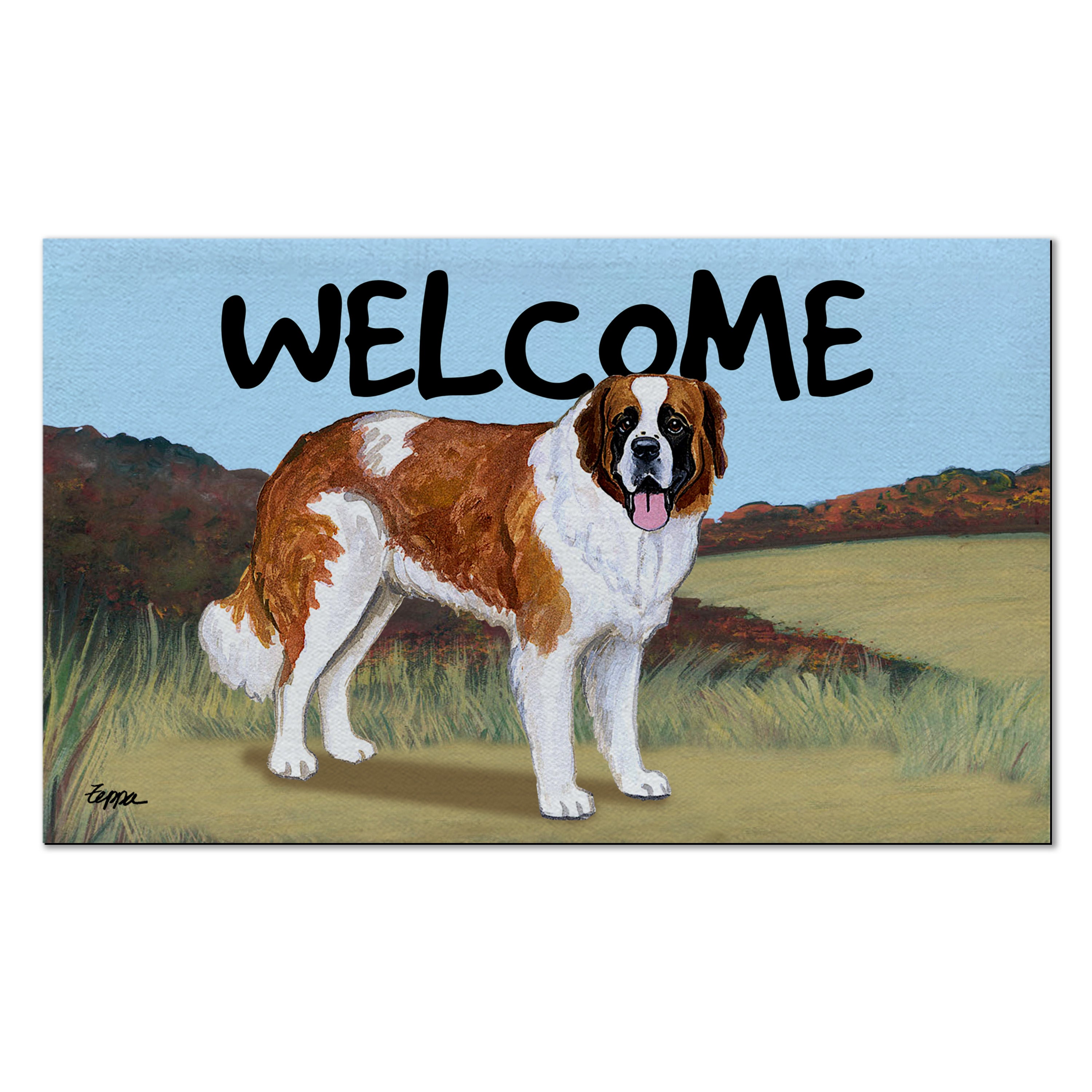 Saint Bernard Welcome Mat | AKC Shop