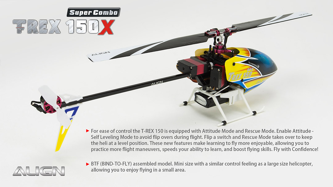 亞拓科技網路購物 - T-REX 150X Super Combo RH15E04XW