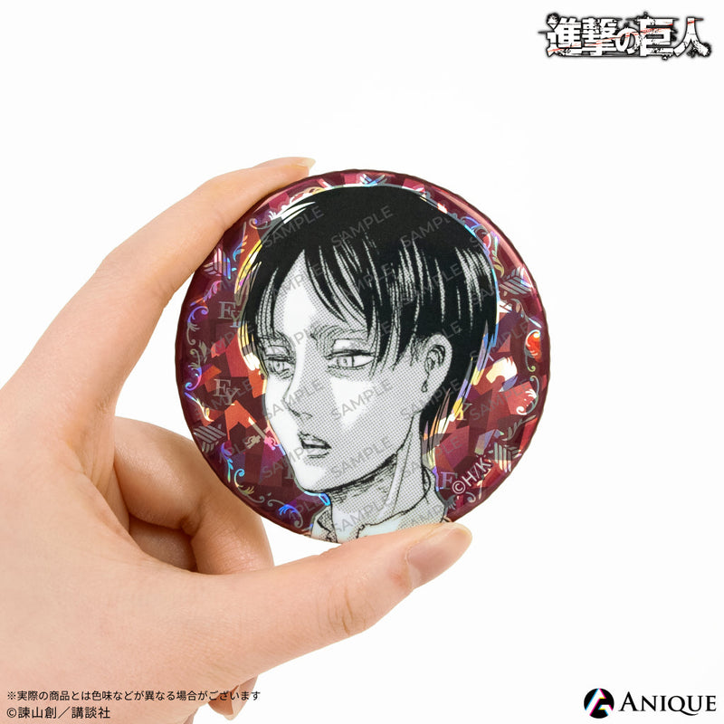 進撃の巨人 カラオケの鉄人 海 缶バッジ 全種 進撃の巨人 ミカサ 缶