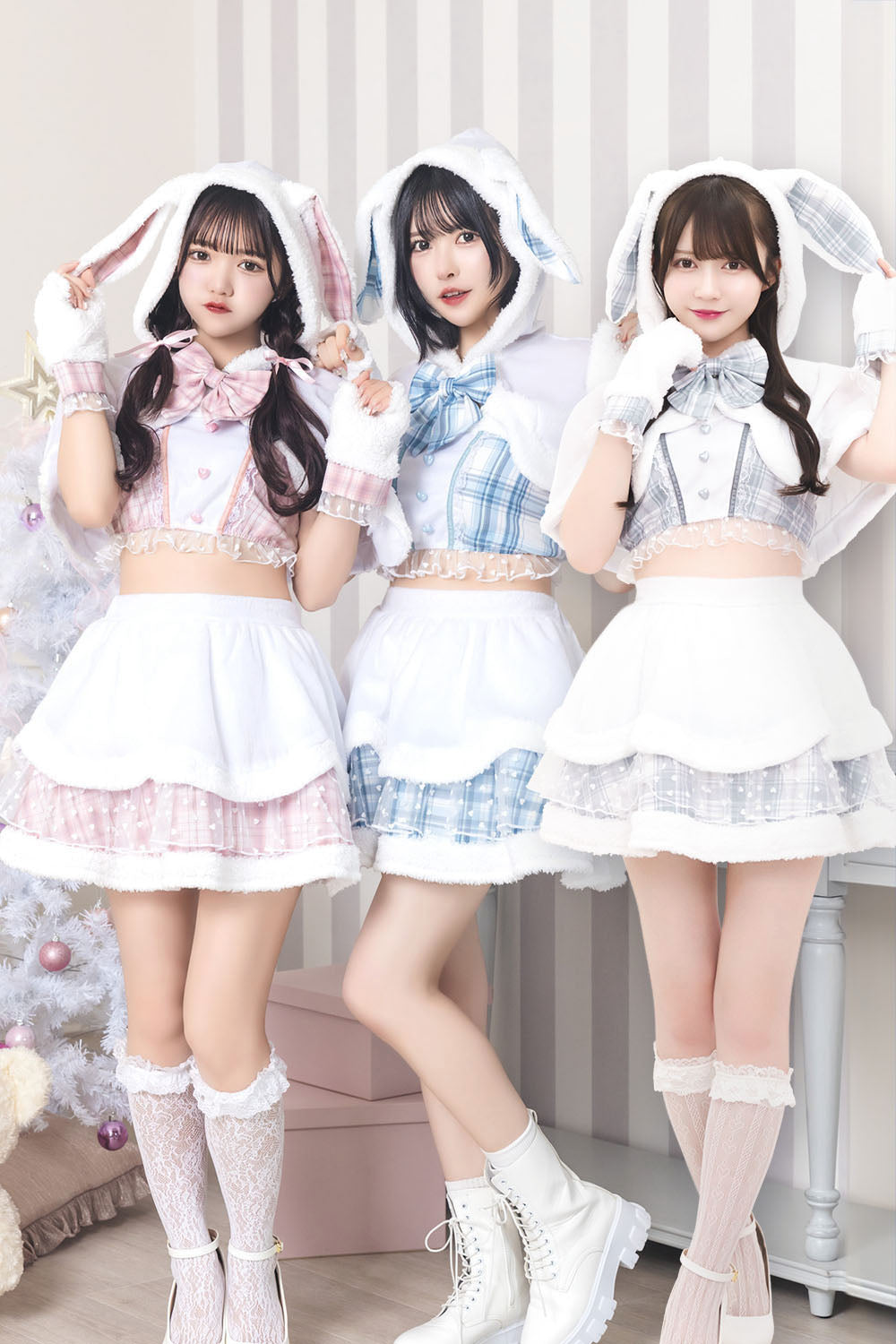 JamsCollection着用》 コスプレ うさぎ クリスマス リリパレ スノー