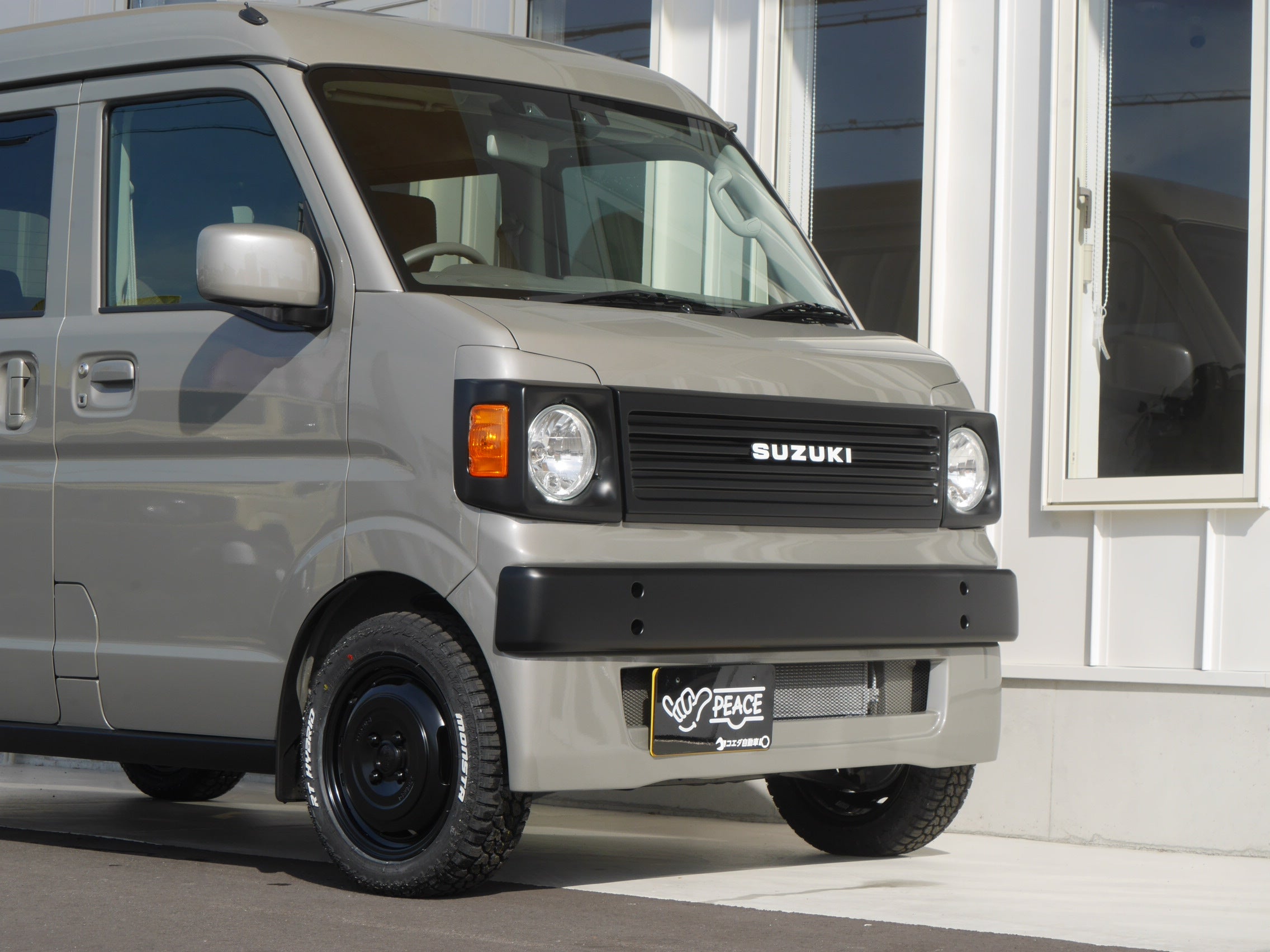 エブリィ レトロフロントバンパー DA17W DA17V バン ワゴン PEACE