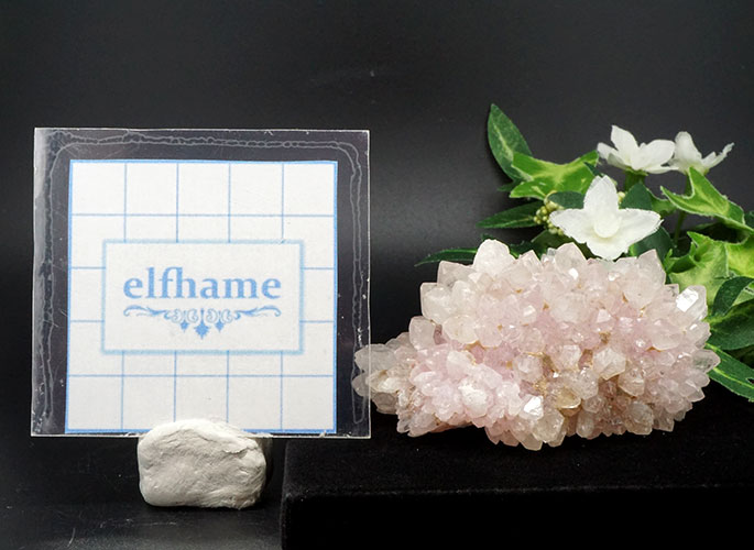 ブラジル産 ローズクォーツ クラスター ～ 吉祥寺の天然石販売の