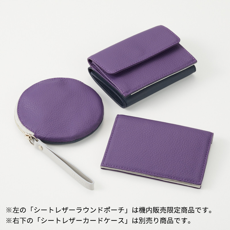 Peachオリジナル シートレザー 3つ折りウォレット - Peach公式