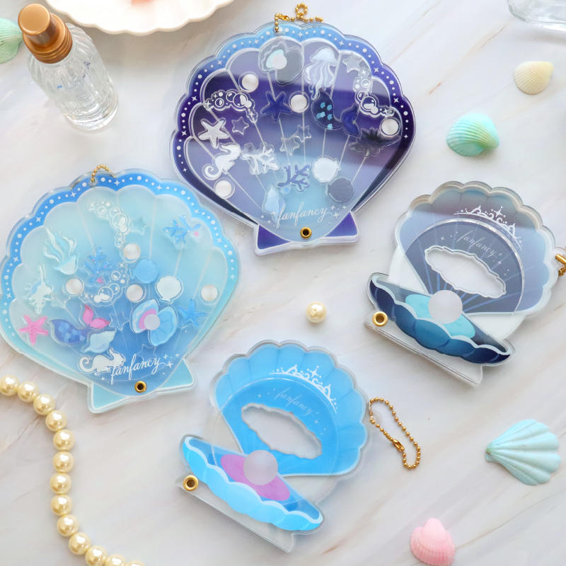 缶バッジアクリルフレーム シェル ピンク| FUKUYA ONLINE フクヤオンライン