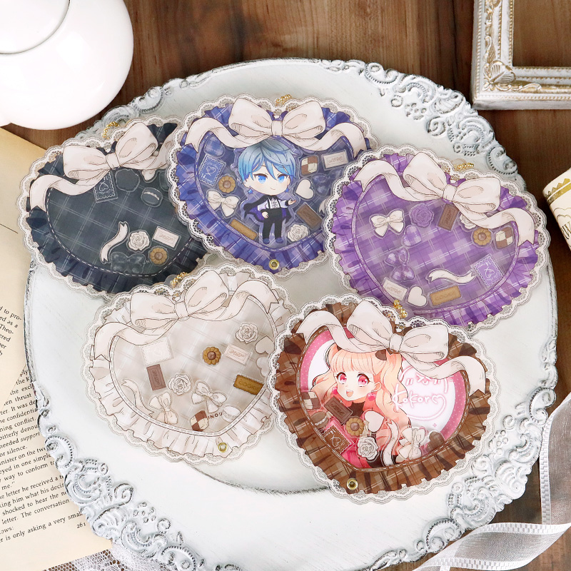 クラシックチェックハートアクリルフレーム グリーン| FUKUYA ONLINE