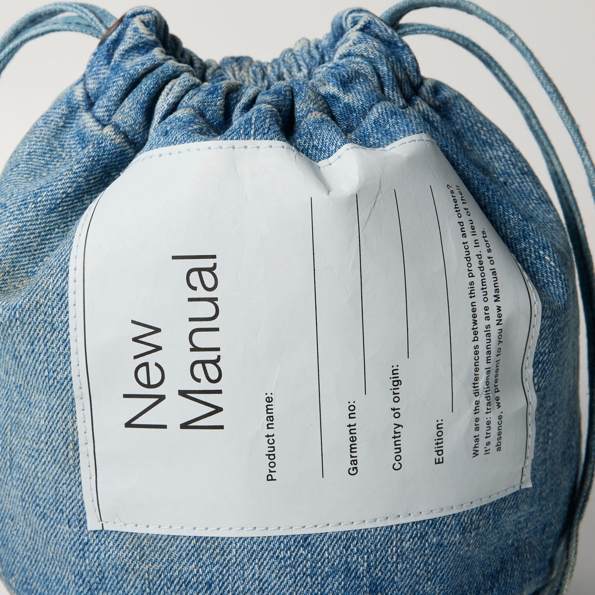 ニューマニュアル】U.S.M PERSONAL EFFECTS DENIM BAG GQ SHOP EXCLUSIVE