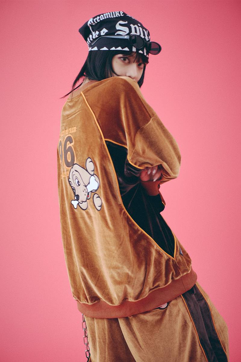 予約商品】GALFY (ガルフィー) 俺らの96' ベロアSET UP O.BROWN