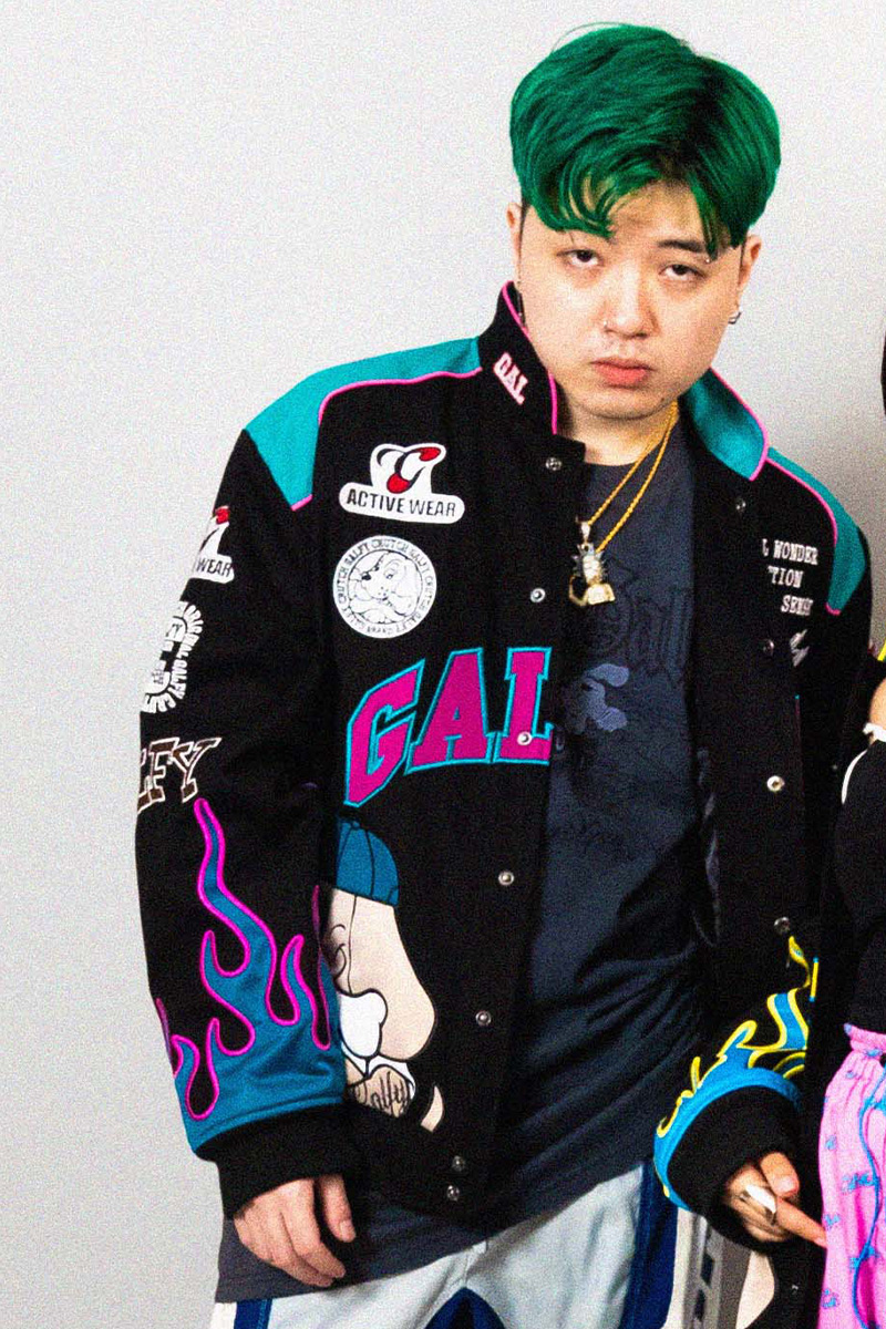 GALFY 新 走り屋 JKT BLACK/GREEN / ロックファッション / バンドT