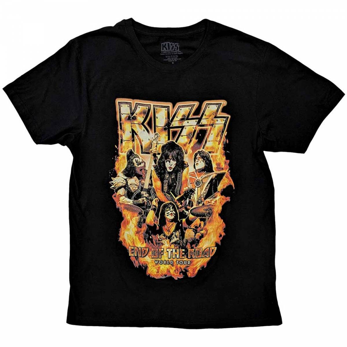 予約商品】KISS ユニセックスTシャツ: End Of The Road Tour Orange