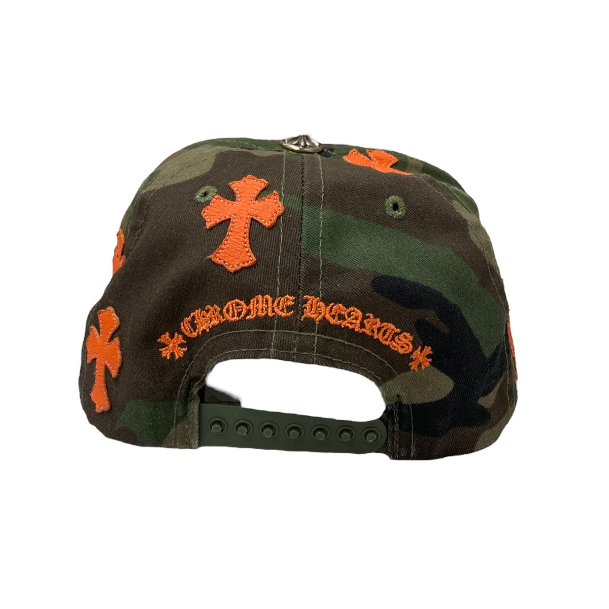 CHROME HEARTS(クロムハーツ) 迷彩クロスパッチキャップ グリーン
