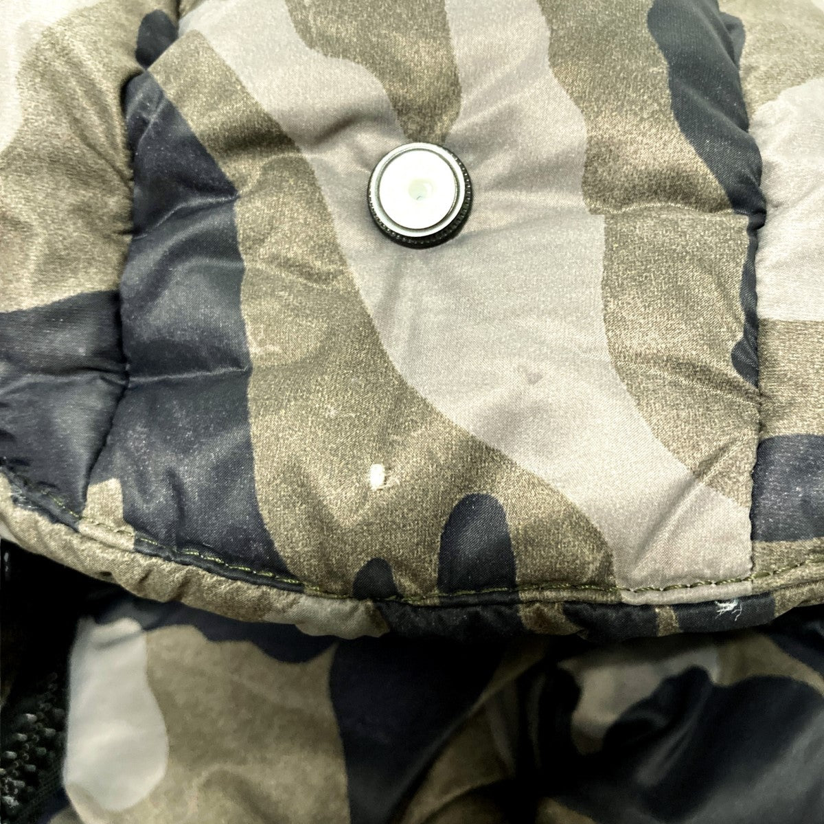 DUVETICA×HYDROGEN DOWN JACKETカモフラ柄ダウンジャケット ブラック