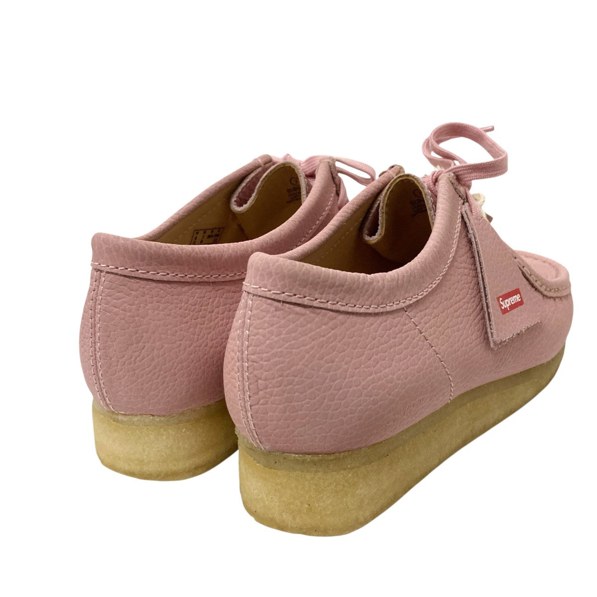 CLARKS×Supreme Reflective Wallabeeワラビーシューズ ピンク サイズ