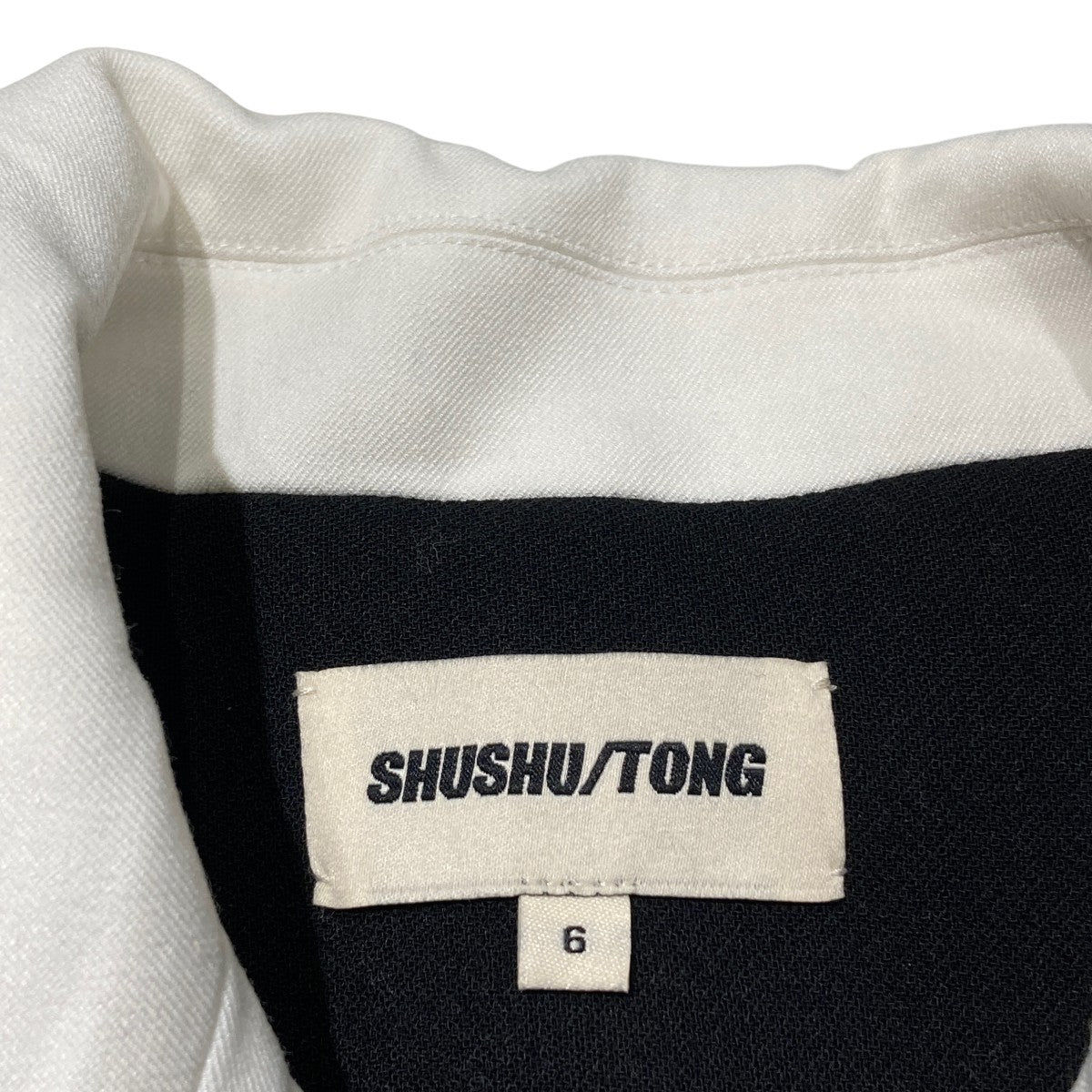 Shushu／Tong(シュシュトング) ラペルコート ブラック サイズ 6