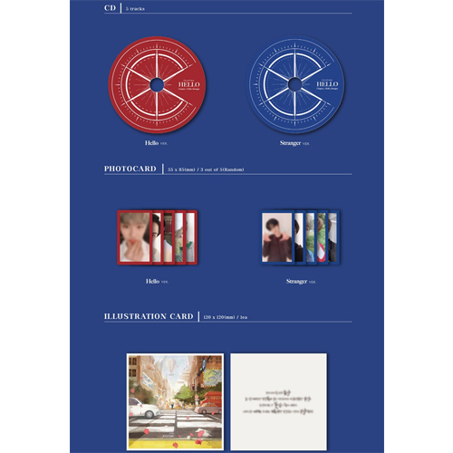 CIX - HELLO(Chapter 1. Hello, Stranger) [1st EP Album/Hello Ver