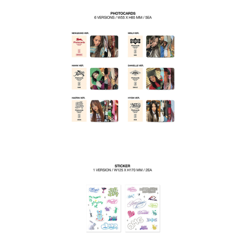 NewJeans - OMG [1st Single/Message Card ver./6種のうち1種ランダム