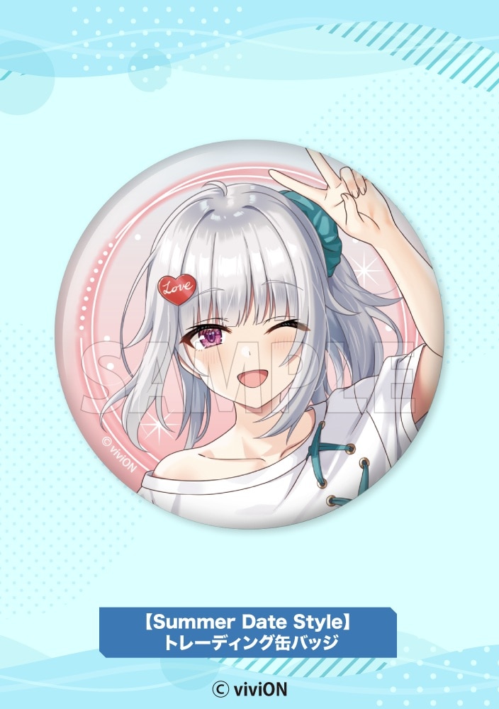 限定品】【Summer Date Style】トレーディング缶バッジ｜コトブキヤ