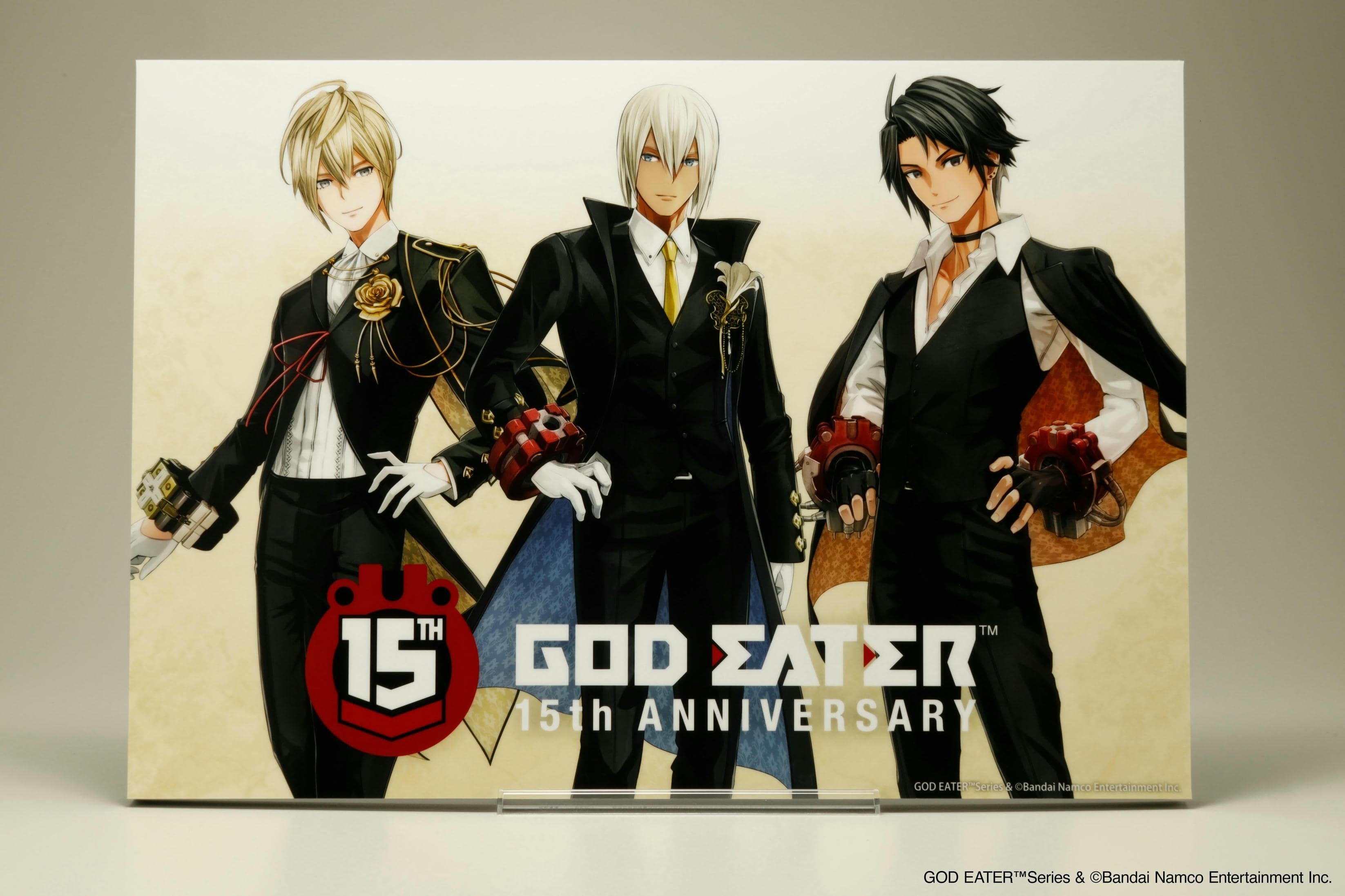 限定品】GOD EATER 15th Anniversary ウォールデコ クリスタル加工 A