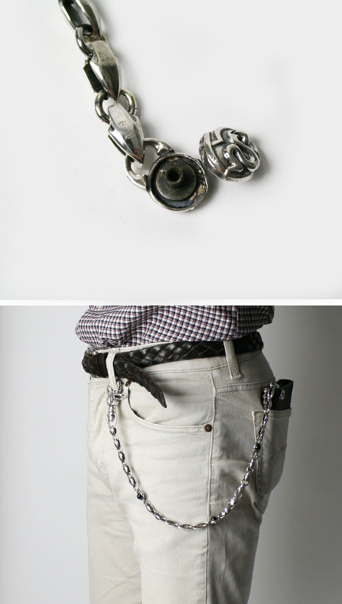 クラウディオ カレスターニ / CLAUDIO CALESTANI / ウォレットチェーン