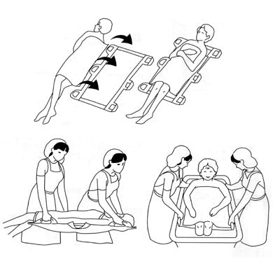 入浴用ヘルパーさんネット スウィパーライト 419115-00 フットマーク