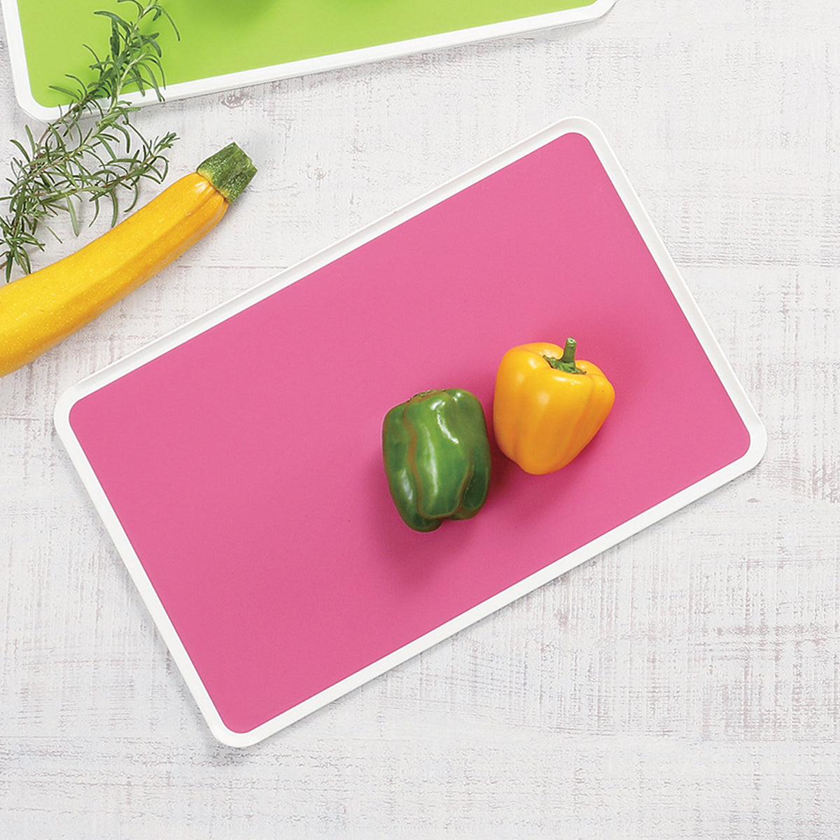 Air 軽いガード付き抗菌まな板＜M＞（ピンク） — PEARL LIFE 公式