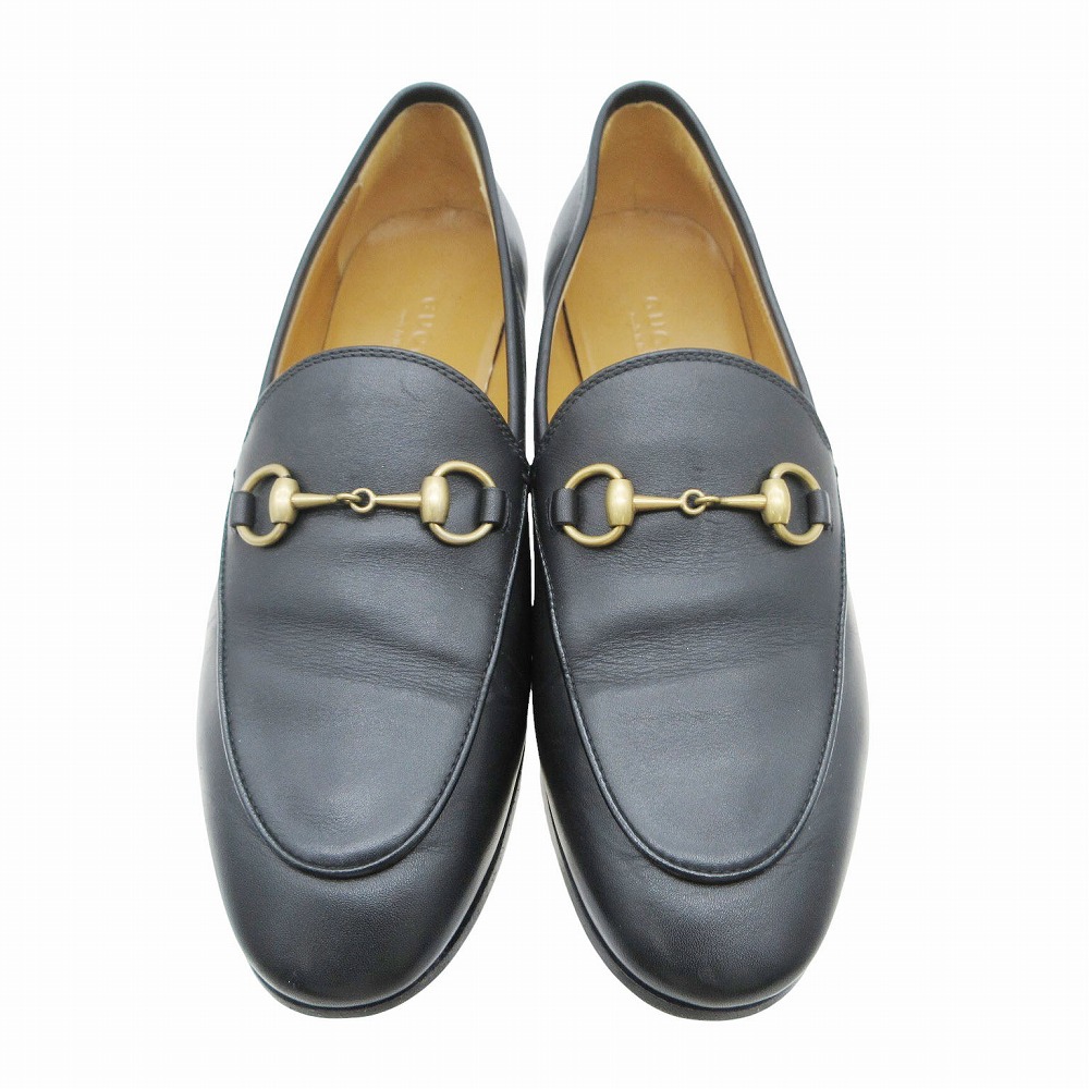 楽天市場】GUCCI グッチ ヨルダーン ホースビット ローファー ブラウン