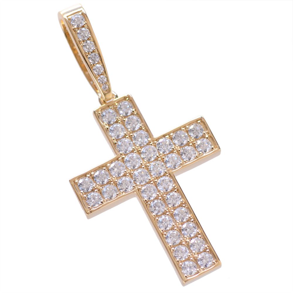 楽天市場】ペンダントトップ メンズ K18 18KPG 18金 ダイヤモンド 3