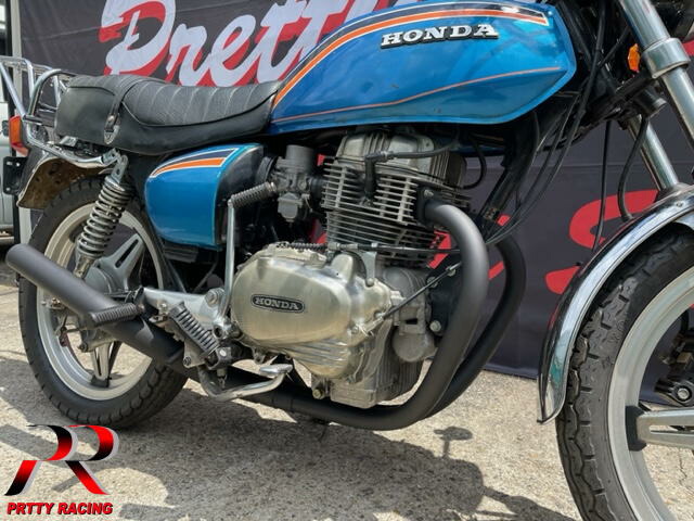 楽天市場】HONDA CB250N CB400N ホーク3 手曲げ薄型ブレイド管