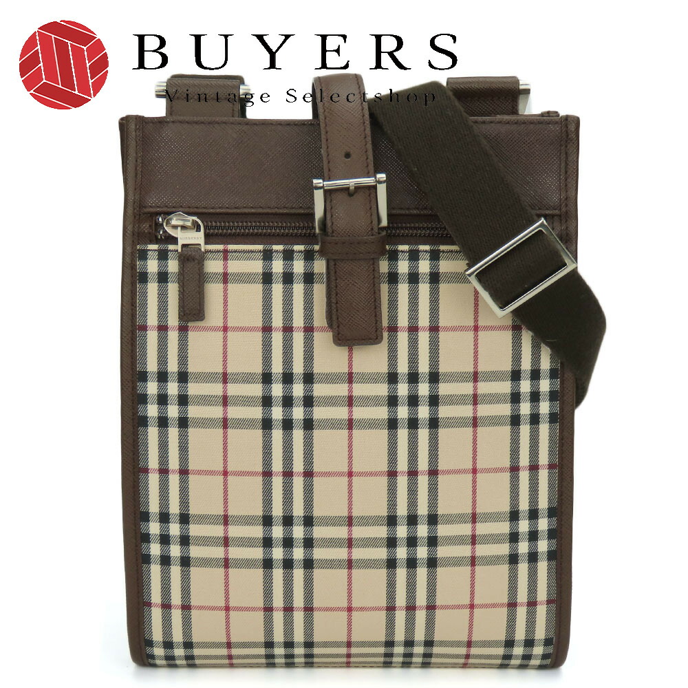 楽天市場】バーバリー ノバチェック ショルダーバッグ ブラウン系