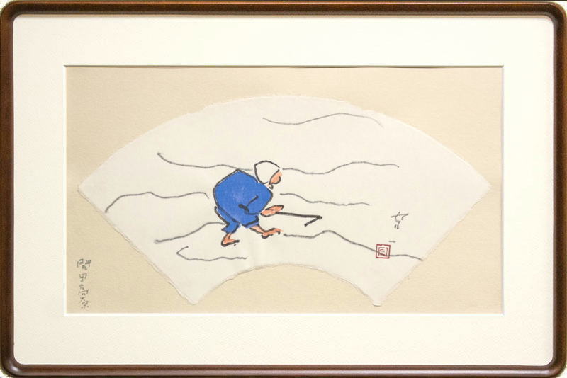 楽天市場】熊谷守一 「 鬼百合に揚羽蝶 」 シルクスクリーン 版画