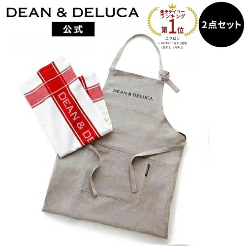 楽天市場】【DEAN&DELUCA】ハワイ限定 エプロン 首紐調整タイプ 黒